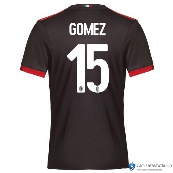 Camiseta Milan Tercera equipo Gomez 2017-18